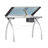 Futura Metal and Glass Artist Craft Table-972593076