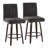 Hank 26" Fixed-Height Counter Stool With Bent Wood Legs - Set Of 2-109244156