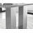 Eubanks High Gloss Double Pillar Dining Table Set with 4 Luxury Velvet Upholstered Dining Chairs