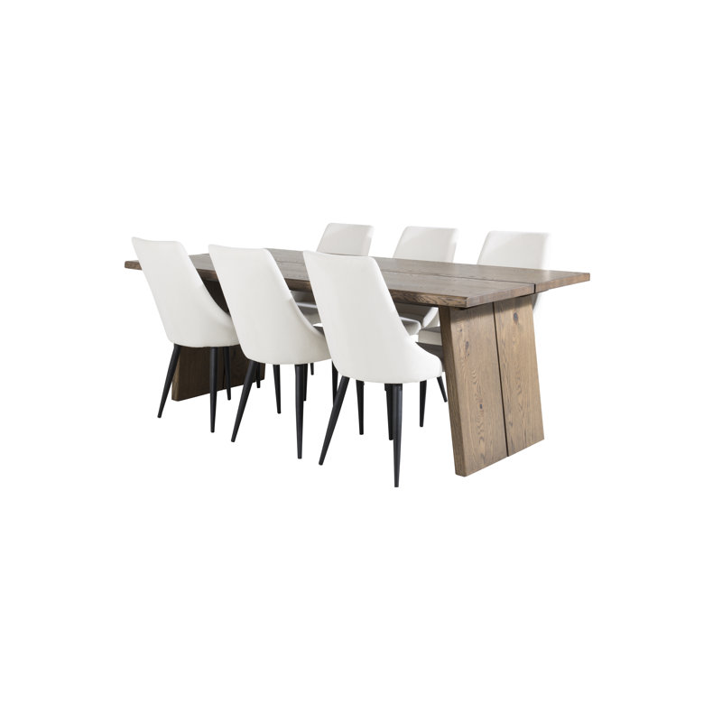Nemeth Extendable Solid Wood Dining Set