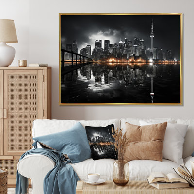 Canada Cityscape Noir I - impression