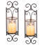 2 Piece Metal Candlestick Set