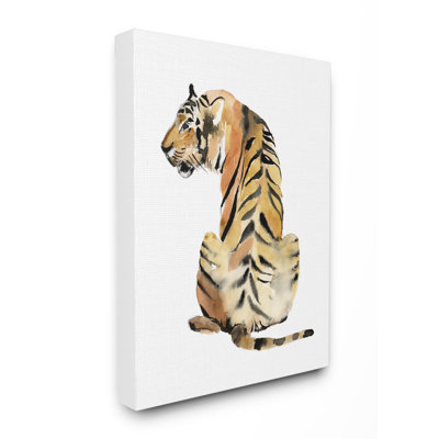 «Tiger Posture Animal», reproduction d'art