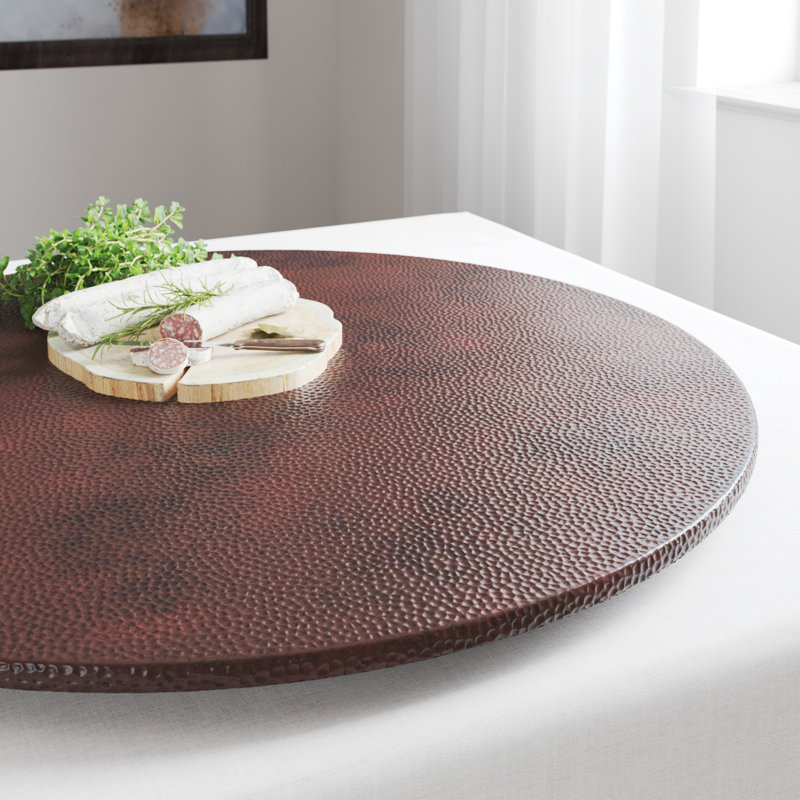 Lazy Susan, 1.5" H x 34" W x 34" D, Antique Copper