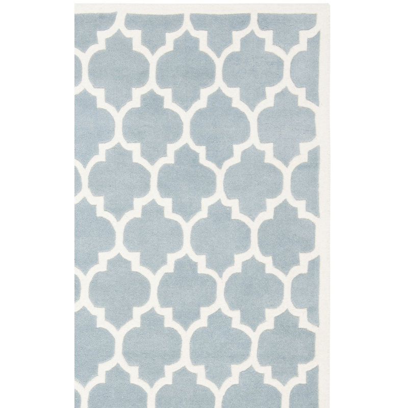 Tapis en laine touffeté à la main Carolene, Rectangle 8 pi 9 po x 12 pi
