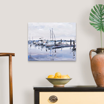 «Beaufort Marina», reproduction de David Shingler sur toile encadrée
