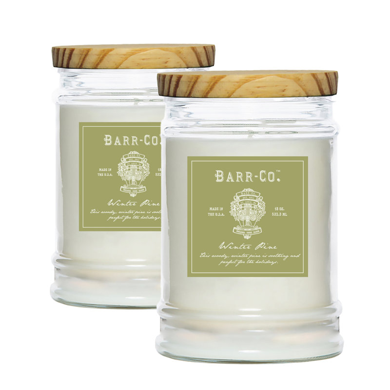 Barr-Co. Winter Pine Tumbler Candle Set
