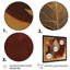 Terra Cotta Chocolate Leaves VII - reproduction sur toile-2079138484-2079138440