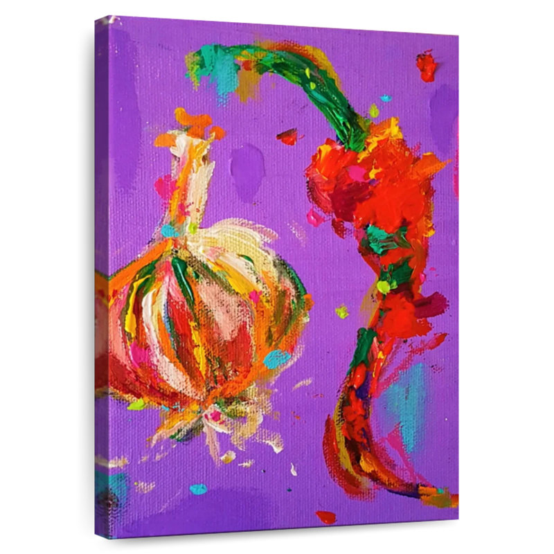 Yarlin Garlic And Chili, 48" H x 32" W