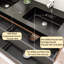 Meuble-lavabo mural 60 po avec lavabo simple 60 po-341982913