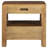 Walnut Transitional Nightstand with Open Shelving