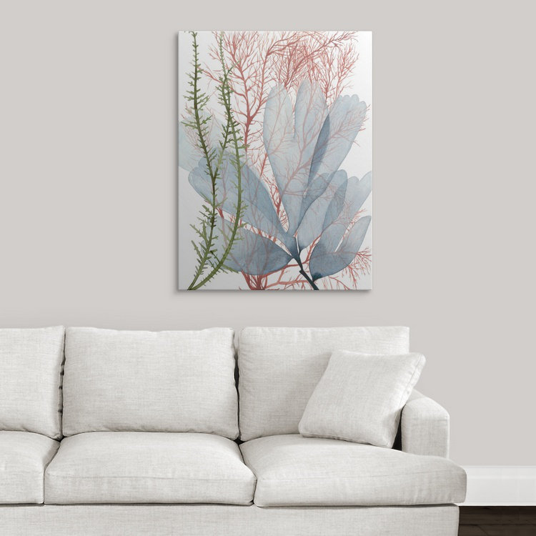 «Seaweed Flow I» par Grace Popp, impression, H 48 po x l 36 po x P 1,5 po, Toile