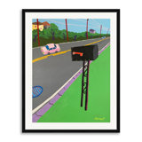 Mailbox On Lake Avenue Print by Sue Graef