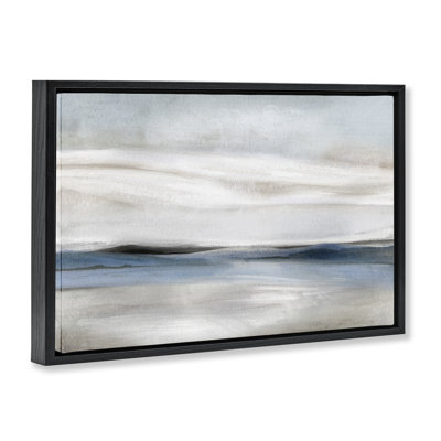 Abstraction de paysage neutre strié
