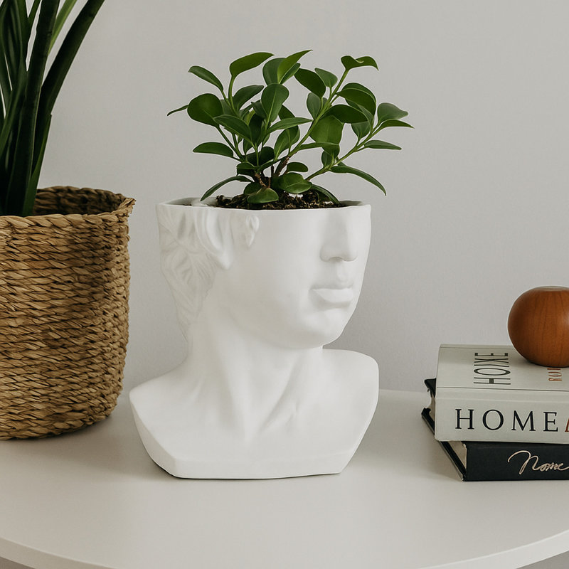Pot de fleurs Kylz, Blanc