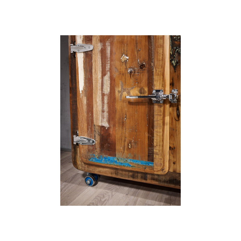 Freezy Solid Wood 90 cm W Chest of 2 Drawers