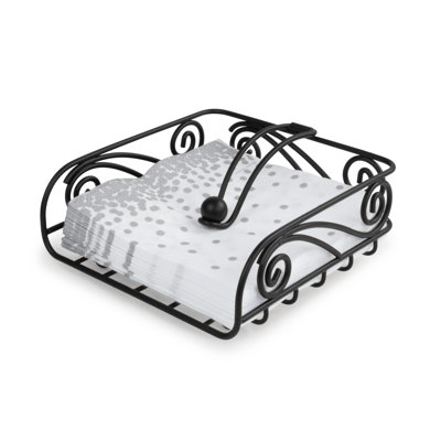 Porte-serviette plat Scroll Deco