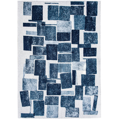 Geometric Recycled P.E.T Area Rug