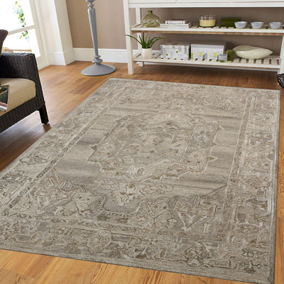 Tapis de style chameau touffeté à la main Vestige