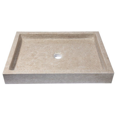 Eden Bath 16'' Marble Rectangular Bathroom Sink