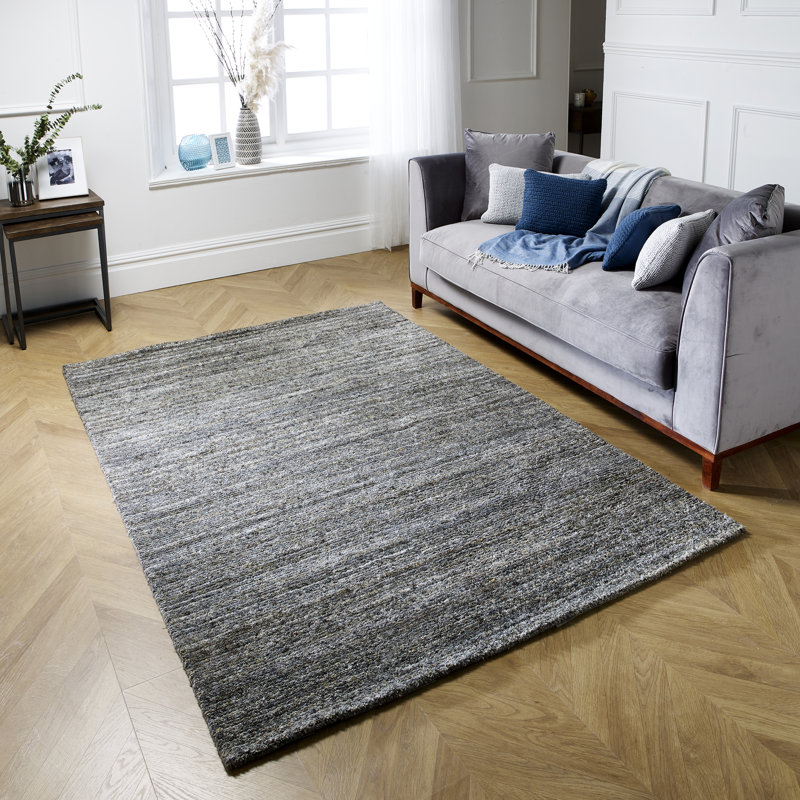 Bocanegra Solid Colour Hand Woven Area Rug, Rectangle 160 x 230 cm