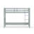 Kintzel Solid Wood Twin Over Twin Bunk Bed-1928105079
