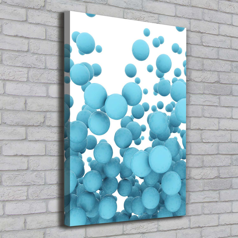 Abstraction Balls - Wrapped Canvas Print