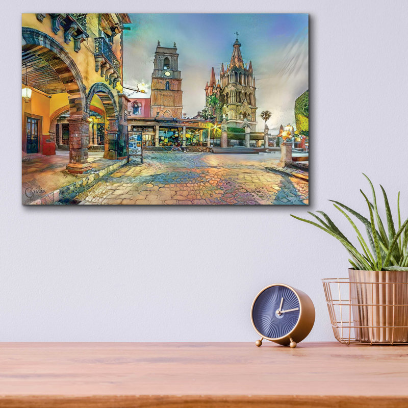 «Guanajuato Mexico San Miguel de Allende» par Pedro Gavidia - impression sans cadre, H 12 po x l 16 po x P 0,13 po