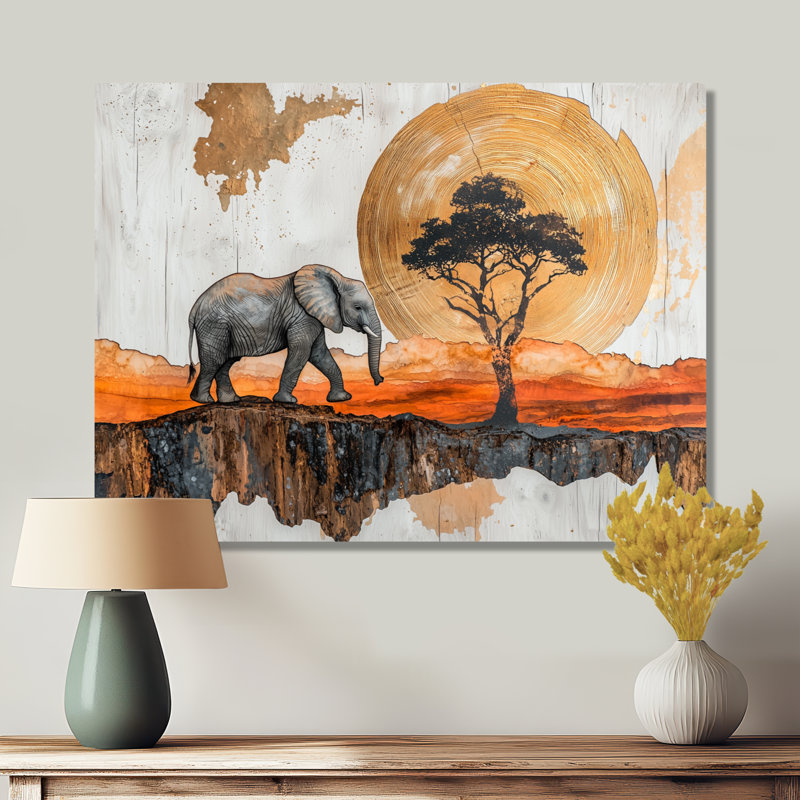 Gupton - Animals Wall Art, H 30 po x l 40 po, Toile tendue, Ne s'applique pas