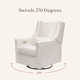 Kiwi Swivel Power Reclining Glider