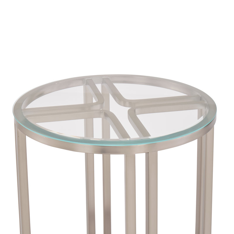 Lanterna Glass End Table