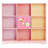 Teamson Kids Magic Garden Wooden Adjustable Organizer Cube Bookshelf– for Bedrooms or Playrooms