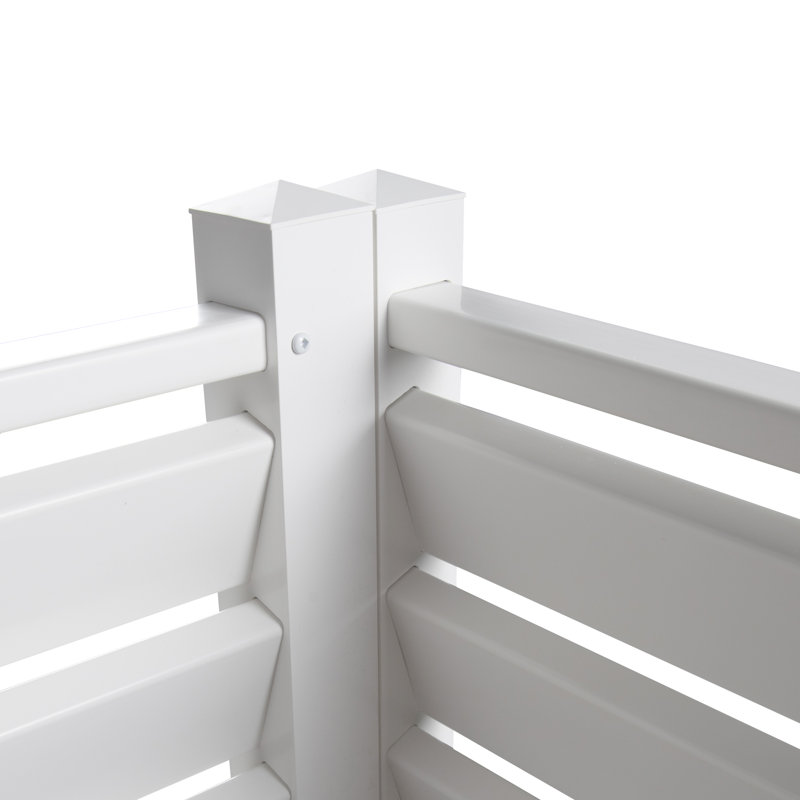 48 in. H x 48 in. W (2 Panels) Blinds Vinyl Privacy Fence Panel