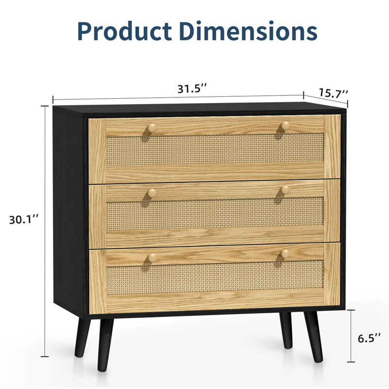 Commode Bayou Breeze, Noir
