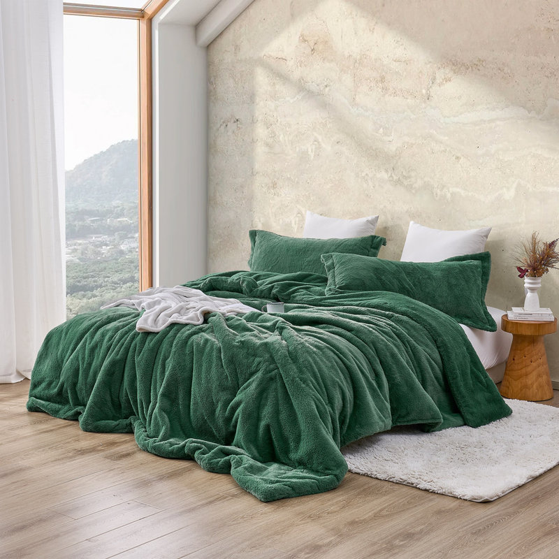 Chunky Bunny Thinner - Coma Inducer Oversized Comforter Set, Queen Comforter + 2 Standard Shams, Beige