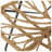 Bryson Light Brown Rattan Accent Chair with Boho Modern Design for Indoor or Outdoor Use