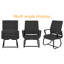Chaise de bureau Minimalist Modern - Structure en métal-1865092246-1865092247