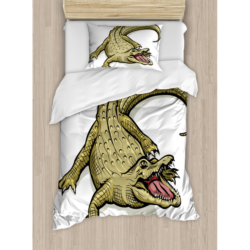 Reptile Coastal Polyester Duvet Cover