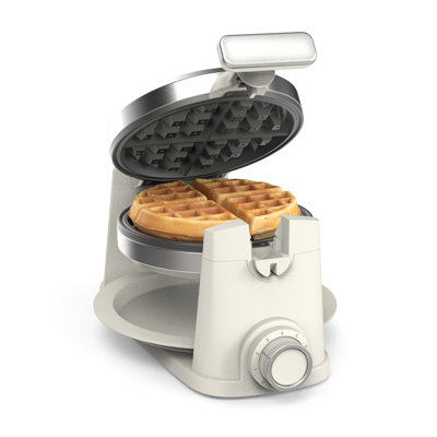 Martha Stewart Rotating Round Waffle Maker, Linen