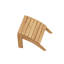 Repose-pieds extérieur en teck, repose-pieds Adirondack