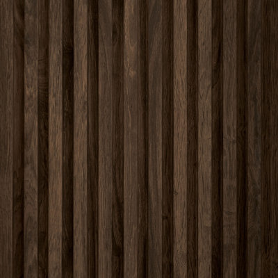 Medium Slats 112" L x 9.5" W x 0.5" D Polystyrene Glue-up Wood Slat Walls 147 sq.ft.