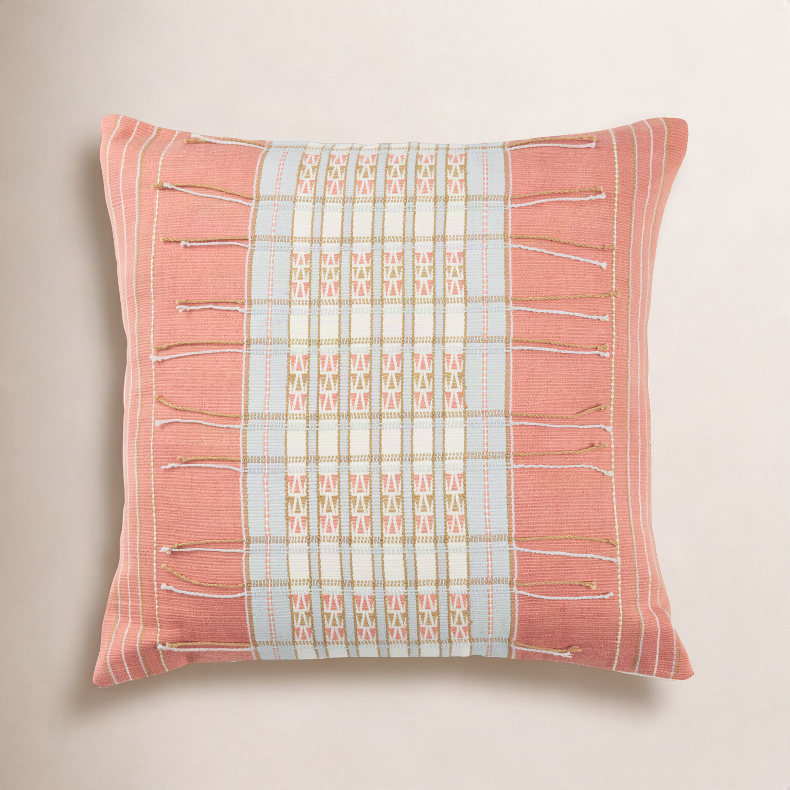Sharlene Tassels Cotton Throw Pillow, Pillow Cover Only - No Insert
