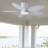 42" 5-blade Indoor Tropical Flush Mount Ceiling Fan With Light And Remote/app Control-1389845913