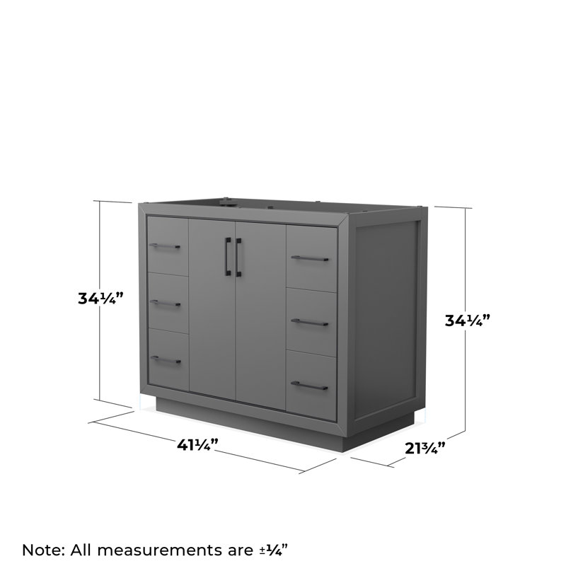 Icon 71" Doulble Bathroom Vanity Base and Mirror Only, Dark Gray/Matte Black