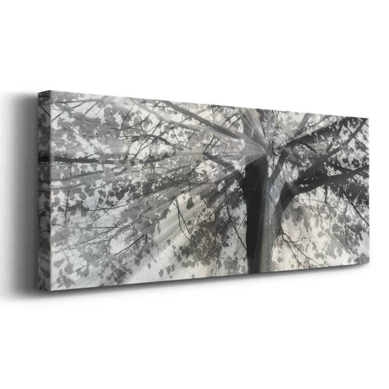 «Story From Light and Shadow», toile tendue, H 20 po x l 50 po x P 1,5 po