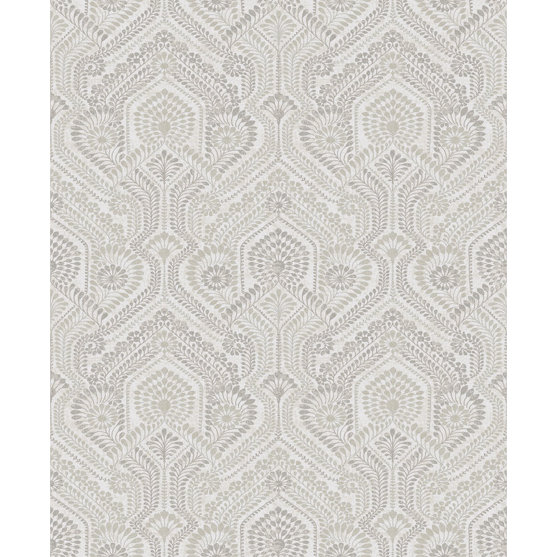 Rouleau de papier peint Lembo L 33 pi x l 20,5 po Lembo, gris
