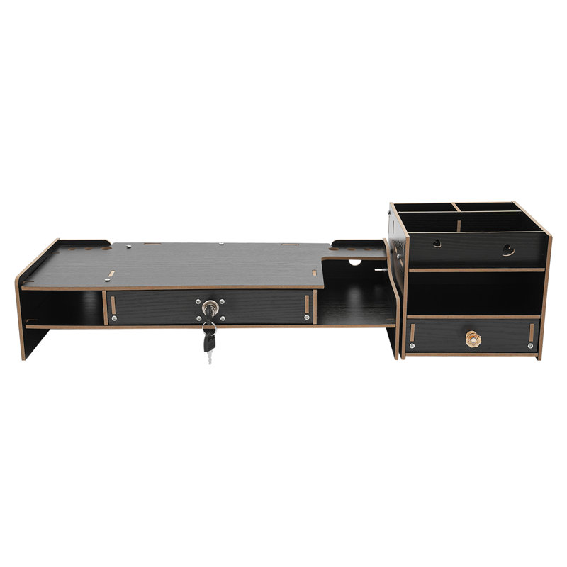 Desktop Monitor Stand Computer Monitor Booster Stand, Black