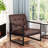 Zaen Faux Leather Armchair-1170470992