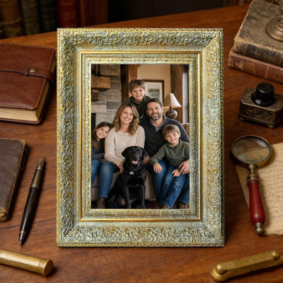 Black 3 PCS Classic Picture Frame for 5" x 7" Photos and Anniversary Photo Display