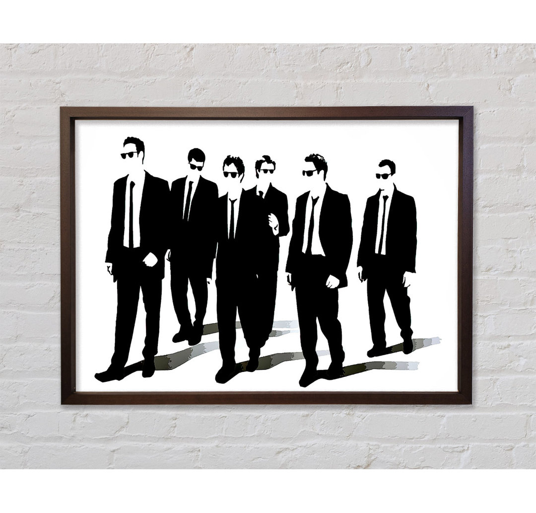 Reservoir Dogs Walking - Einzelne Bilderrahmen Kunstdrucke auf Leinwand